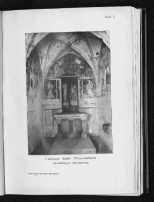 Tafel 2: Blaubeuren Kloster Margaretenkapelle. Ansicht.
