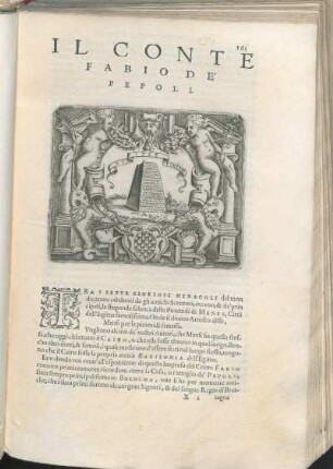 Il Conte Fabio De' Pepoli.