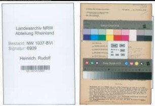 Entnazifizierung Rudolf Heinrich , geb. 23.04.1903 (Gastwirt)