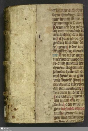 Büchlein der ewigen Weisheit - Lit.Rom.A.1018.b,Einband : [Fragment]