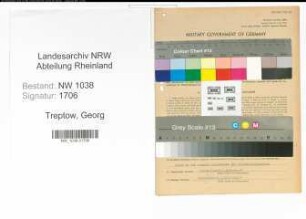 Entnazifizierung Georg Treptow , geb. 13.01.1891 (Bahnbeamter)