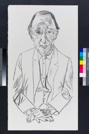 Bildnis des Komponisten Frederick Delius