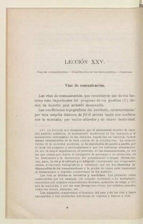 Lección XXV