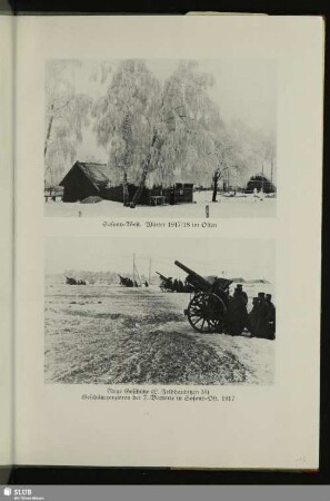 Sosony-West. Winter 1917/18 im Osten