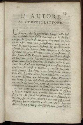 L' Autore Al Cortese Lettore.