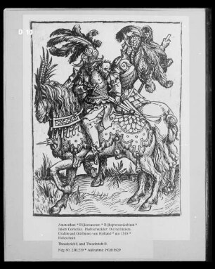 Die berittenen Grafen und Gräfinnen von Holland — Theoderich I. und Theoderich II.