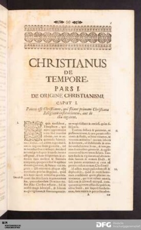 Caput I. Paucos esse Christianos, qui sciant primam Christianæ Religionis institutionem, aut de illa cogitent.