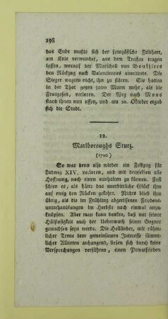12. Marlboroughs Sturz