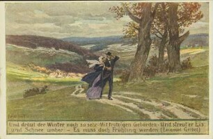 Und dräut der Winter noch so sehr [...]