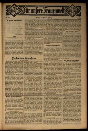 Zweite Ausgabe vom Donnerstag, den 16. Juli 1931.