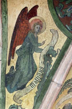 Evangelistensymbole und Kirchenväter — Evangelistensymbol des Matthäus: Engel