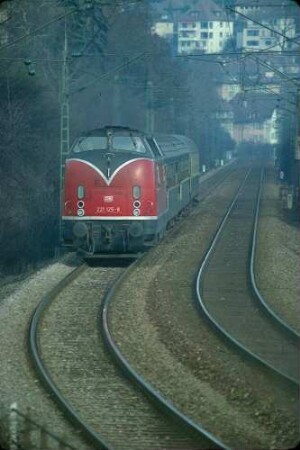 Gäubahn Stuttgart Nord Lok 221 125 DC 481 S-ZH