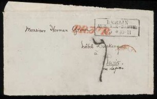 Brief von Jacob Grimm an Herman Grimm