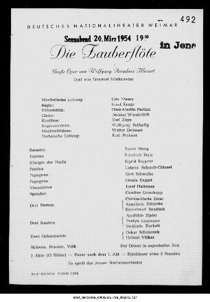 Die Zauberflöte