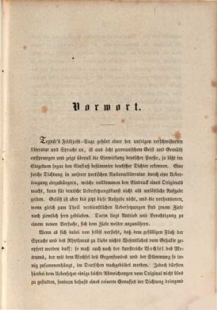 Esaias Tegnér's Frithjofs-Sage : Deutsch von Heinrich Viehoff