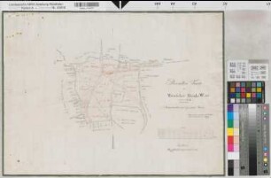 Werne (Werne), Teilung der Wesseler Heide, Brouillonkarte