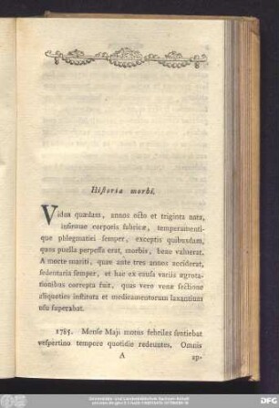 Historia morbi.