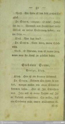 Siebente Scene