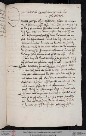 Paracelsus, De remissione peccatorum, dt.