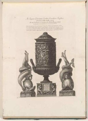 Due Urne cinerarie (Zwei Urnen), aus der Folge "Vasi, Candelabri, Cippi, Sarcofagi"
