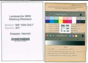 Entnazifizierung Heinrich Koeppen , geb. 02.07.1902 (Anstreicher)