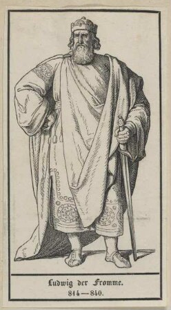 Bildnis des Kaisers Ludwig der Fromme
