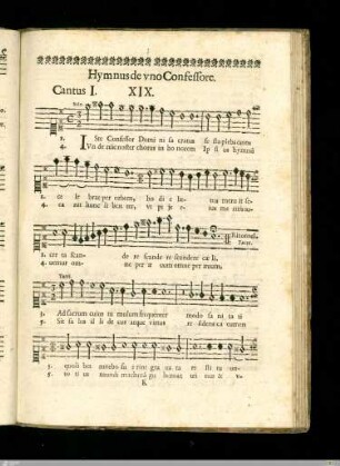 Hymnus de vno Confessore.