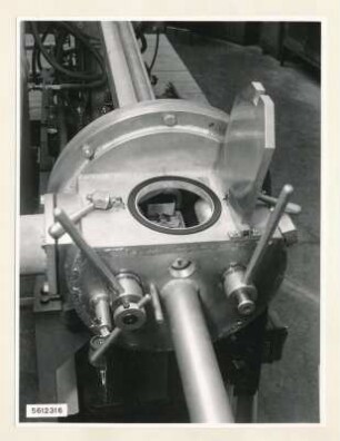 Hochtemperatur-Ofen, Detail, Foto 1956