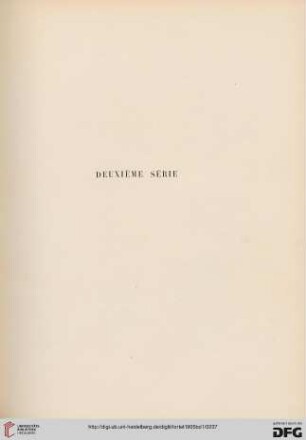Deuxième série