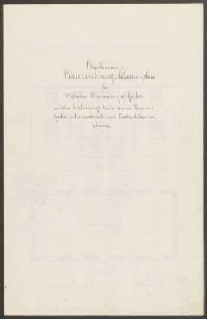 Breuninger, Wilhelm, Gerber Bau eines Gerbereigebäudes