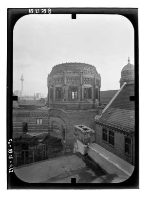 Berlin-Mitte, Oranienburger Straße 28/30. Neue Synagoge (1859-1866, E. Knoblauch)