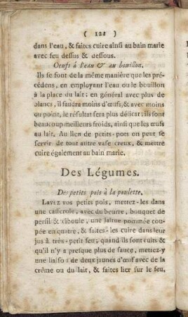 Des Légumes.