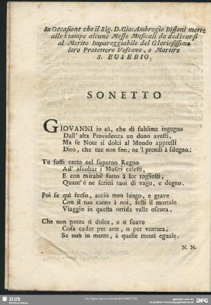 Sonetto