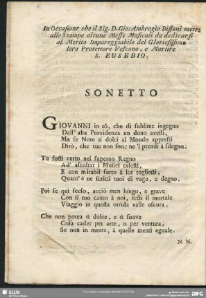 Sonetto