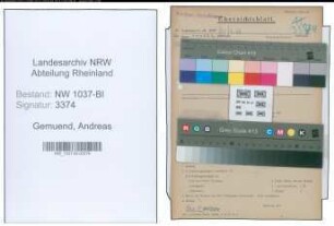 Entnazifizierung Andreas Gemuend , geb. 07.09.1898 (Schiffsfuehrer)
