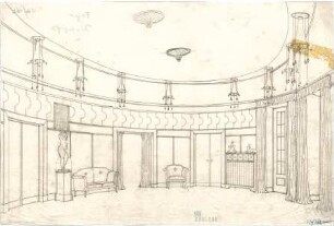 Fischer, Theodor; Heilbronn; Stadt-Theater - Innenraum (Perspektive)