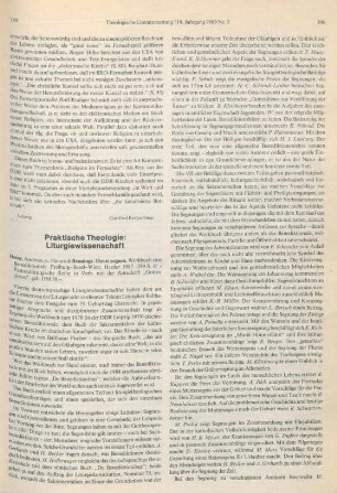 389-391 [Rezension] Heinz, Andreas, Heute segnen