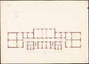 Kranken- und Pflegeanstalt Bielefeld 4. Projekt: Grundriss OG