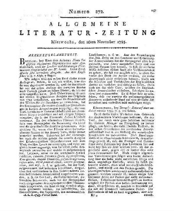 [Metzger, J. D.]: Entwurf einer medicina ruralis. Königsberg: Dengel 1784