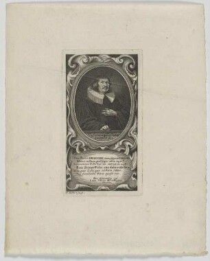 Bildnis des Johann Michael Dilherr