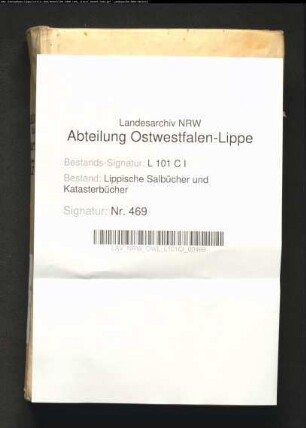 Salbuch der Stadt Barntrup von 1781 (Duplikat)