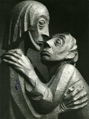 Ernst Barlach, Das Wiedersehen, Christus und Thomas, 1926