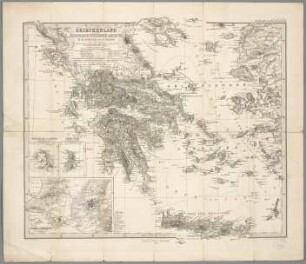 Griechenland und der Griechisch-Türkische Archipel : Im Maassstabe von 1:1.850.000