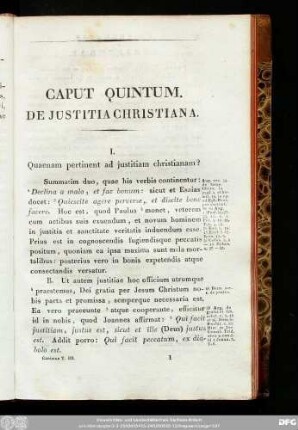 De Iustitia Christiana.