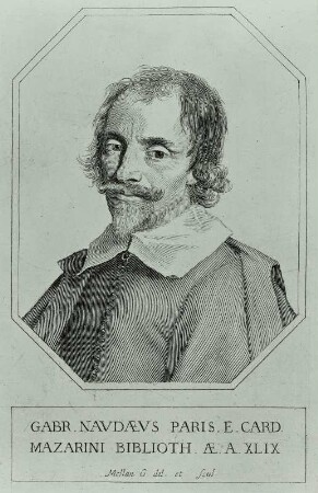 Bildnis des Arztes, Bibliographen und politischen Schriftstellers Gabriel Naudé