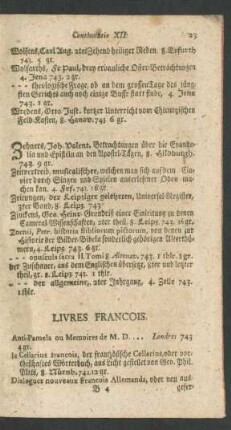 Livres François
