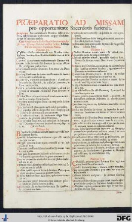 Praeparatio Ad Missam