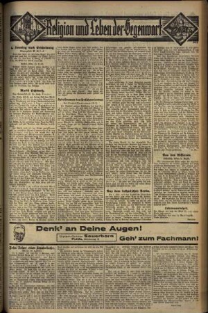 Vierte Ausgabe vom Sonntag, den 02. Februar 1930.