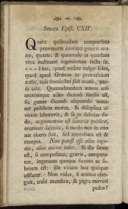 Seneca Epist. CXIV.