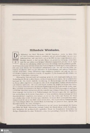 Hilfsschule Wiesbaden